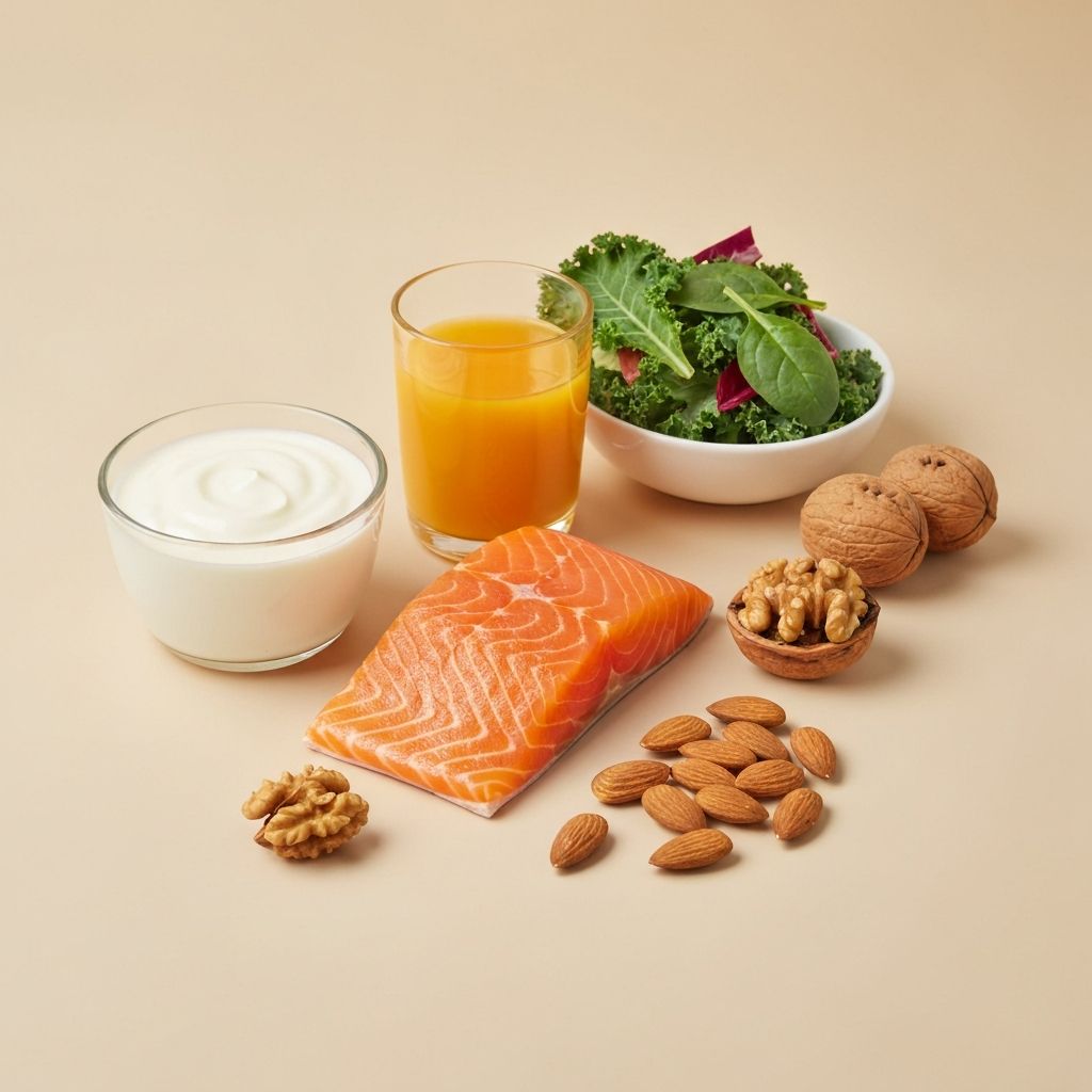 Calcium and vitamin D rich foods for bone health